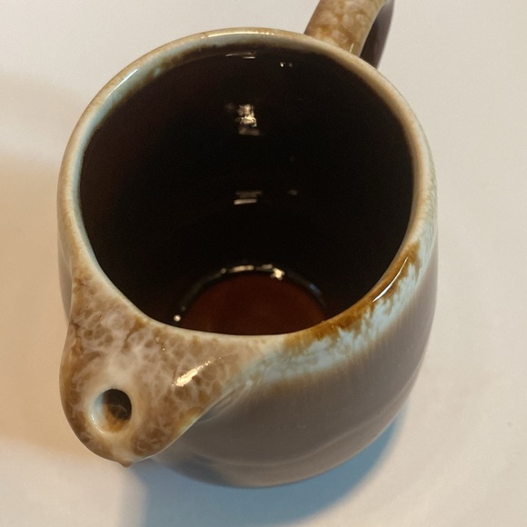 McCoy Brown Drip Glaze Creamer 7020 Vintage USA Pottery - Picture 10 of 11